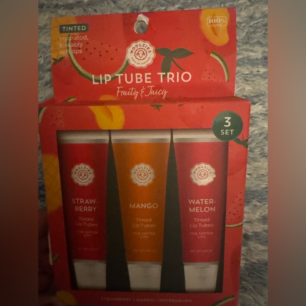 Woolzies fruity & juicy Lip Tube TRIO Set